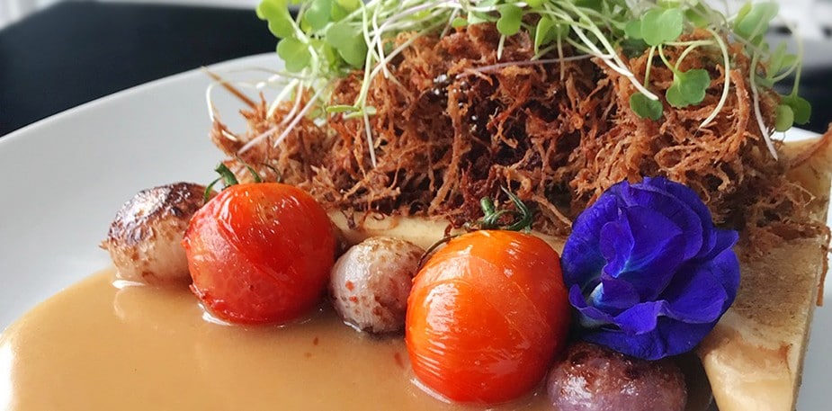 Chef Dan’s Champion Crispy Bulalo and Bone Marrow Flan